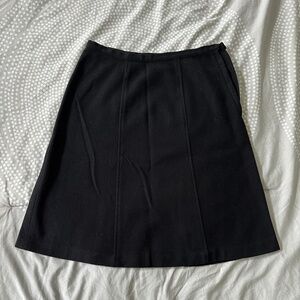 Summit of Boston Vintage Black Wool Skirt Size M